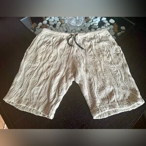 VINTAGE COOGI AUSTRALIA BASICS 3D KNIT SHORTS - RARE
